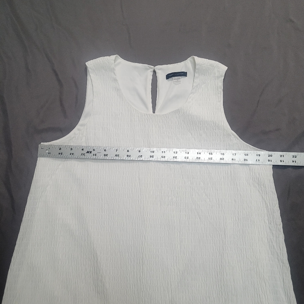 $Tommy Hilfiger White Flowy Dress, Size 12 - Picture 10 of 10